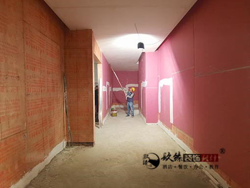 銀川昌禾裝飾展廳裝修項目施工現(xiàn)場巡檢