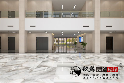 銀川寧東電廠生產(chǎn)辦公樓設(shè)計(jì)方案鑒賞|銀川辦公樓設(shè)計(jì)裝修公司推薦
