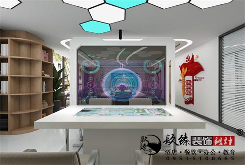 銀川吳忠供電營業(yè)廳設計方案鑒賞|銀川供電營業(yè)廳設計裝修公司推薦