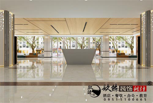 銀川美德亨商場大廳設計方案鑒賞|銀川商場大廳設計裝修公司推薦