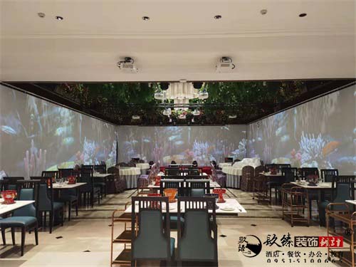 銀川步云天上湯羊餐廳裝修實景圖|銀川餐廳設(shè)計裝修公司镹臻裝飾
