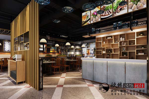銀川合家歡東北餃子館裝修設(shè)計(jì)方案鑒賞|銀川餐廳設(shè)計(jì)裝修公司推薦