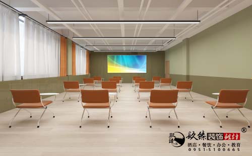 銀川華茂夕陽(yáng)老年大學(xué)裝修設(shè)計(jì)方案鑒賞|溫暖校園，牽手夕陽(yáng)