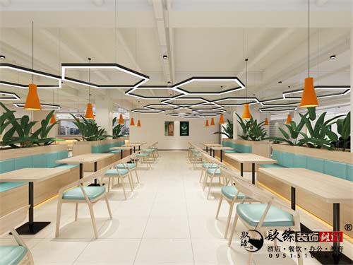 銀川恒信百貨商場餐廳設(shè)計(jì)方案鑒賞|小有格調(diào)的溫馨餐廳