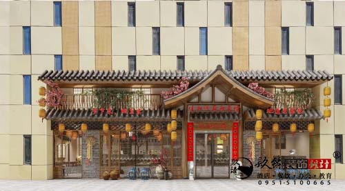 銀川佳湘何廚湘菜館裝修設(shè)計(jì)方案鑒賞|質(zhì)樸文雅，盡展鄉(xiāng)土人情