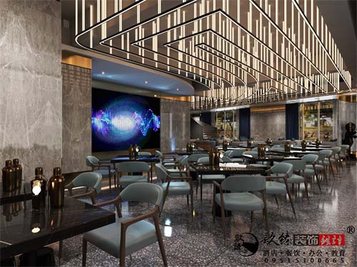 銀川沙海路KTV餐廳設(shè)計(jì)方案鑒賞|享受美食，享受時(shí)尚生活