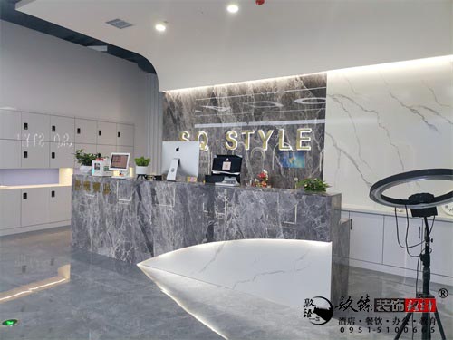 銀川裝修公司|銀川沙琦美業(yè)理發(fā)店裝修設(shè)計(jì)實(shí)景案例鑒賞